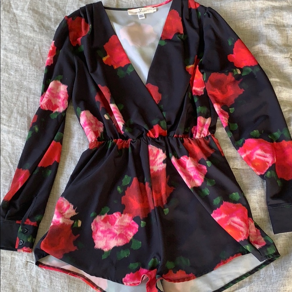 Long sleeve romper